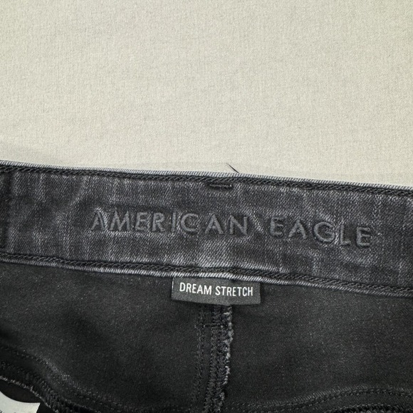 American Eagle Jeans Womens 2 X Long Black Hi Rise Jegging Dream Stretch Denim - Picture 7 of 9